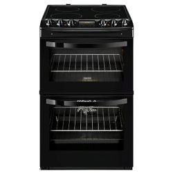 Zanussi ZCV46200BA Double Electric Oven, Black